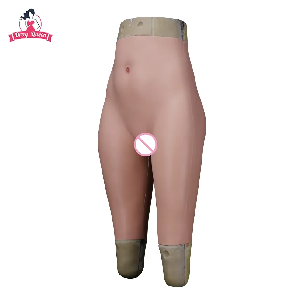 Silicone Realistic Vagina Panties Enhancing Hip Crossdresser Hip Enhancer Pant False Buttock Lift Shemale Transgender Drag Queen