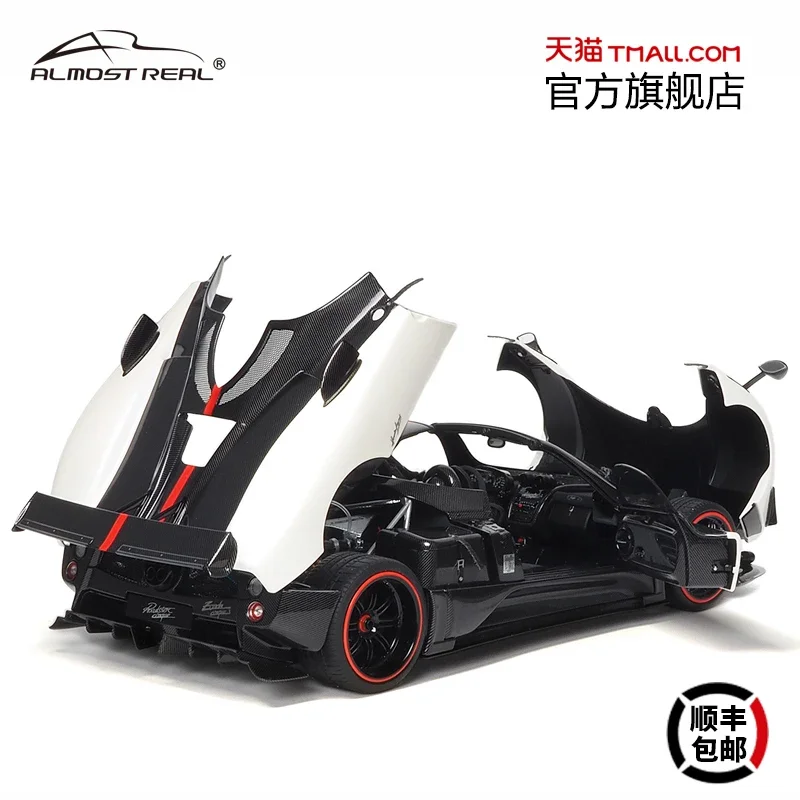 1:18 Pagani Zonda Cinque convertible fully open, alloy die cast static car fashion play model, adult advanced collection pieces.