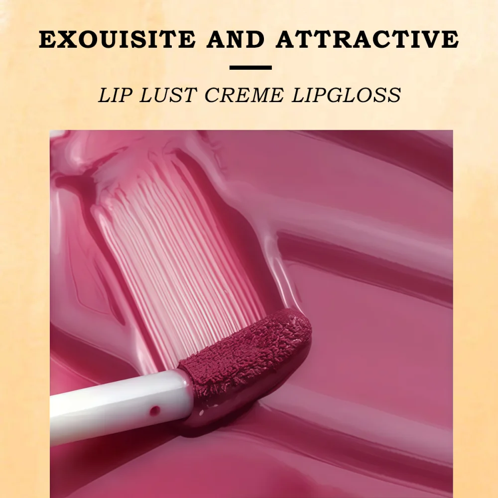 أحمر شفاه غير لامع مقاوم للماء، أحمر شفاه مرطب يدوم طويلاً، أحمر شفاه كريستالي لامع، مستحضرات تجميل نسائية #5