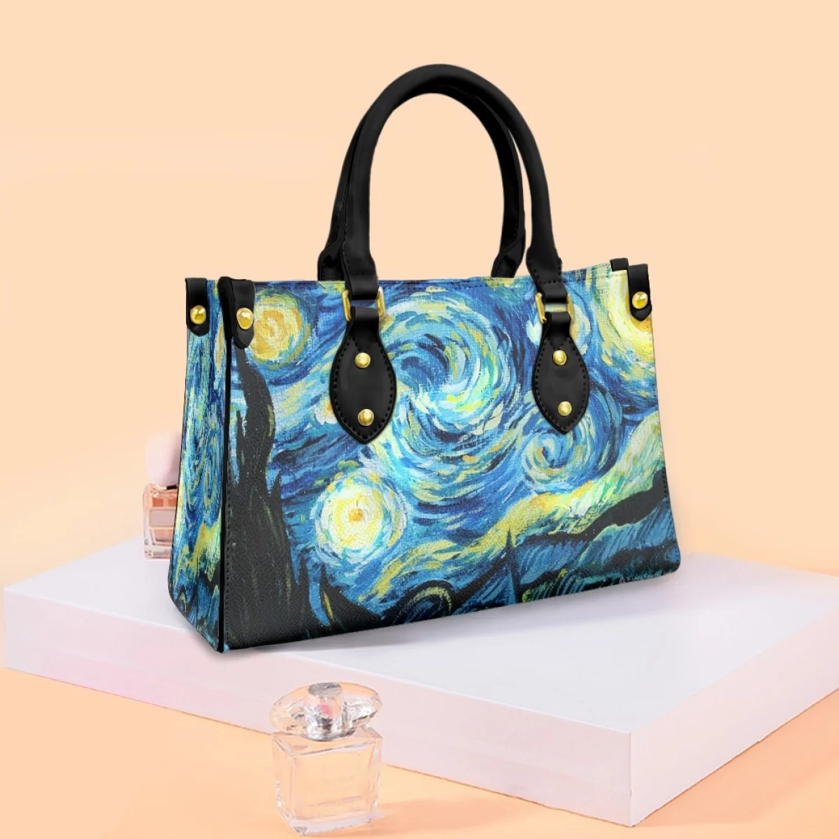 Vincent Van Gogh Handbags Women Fashionable Starry Sky Ladies Handbags Oil Paintings Side Bag Nobleness Teen Girls New In