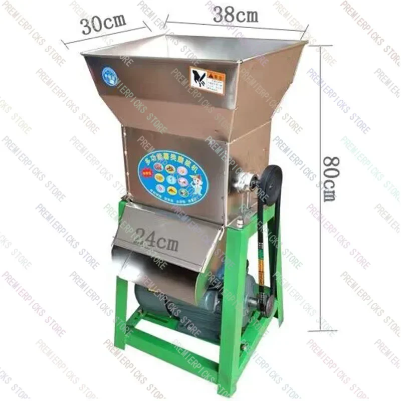 NEW 800kg/h Stainless Steel Electric Sweet Potato Starch Wet Grinder Refiner Apple Banana Fruit Crusher Syrup Pulping Machine