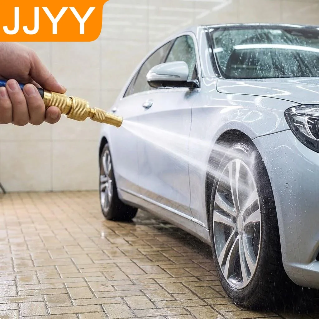 Adjustable Water Nozzle for Garden Irrigation and Lawn Watering Hose Sprinkler Multi Pattern Spray for Car Washing High Pressure