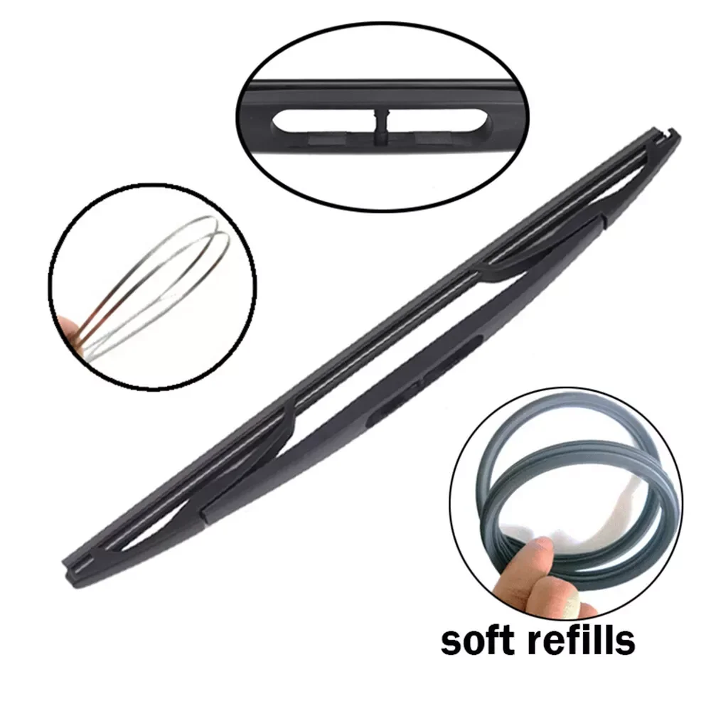 Front & Rear Wiper Blades Windshield Windscreen Front Rear Window For Peugeot 107 Toyota Aygo Citroen C1 I Car Accessories