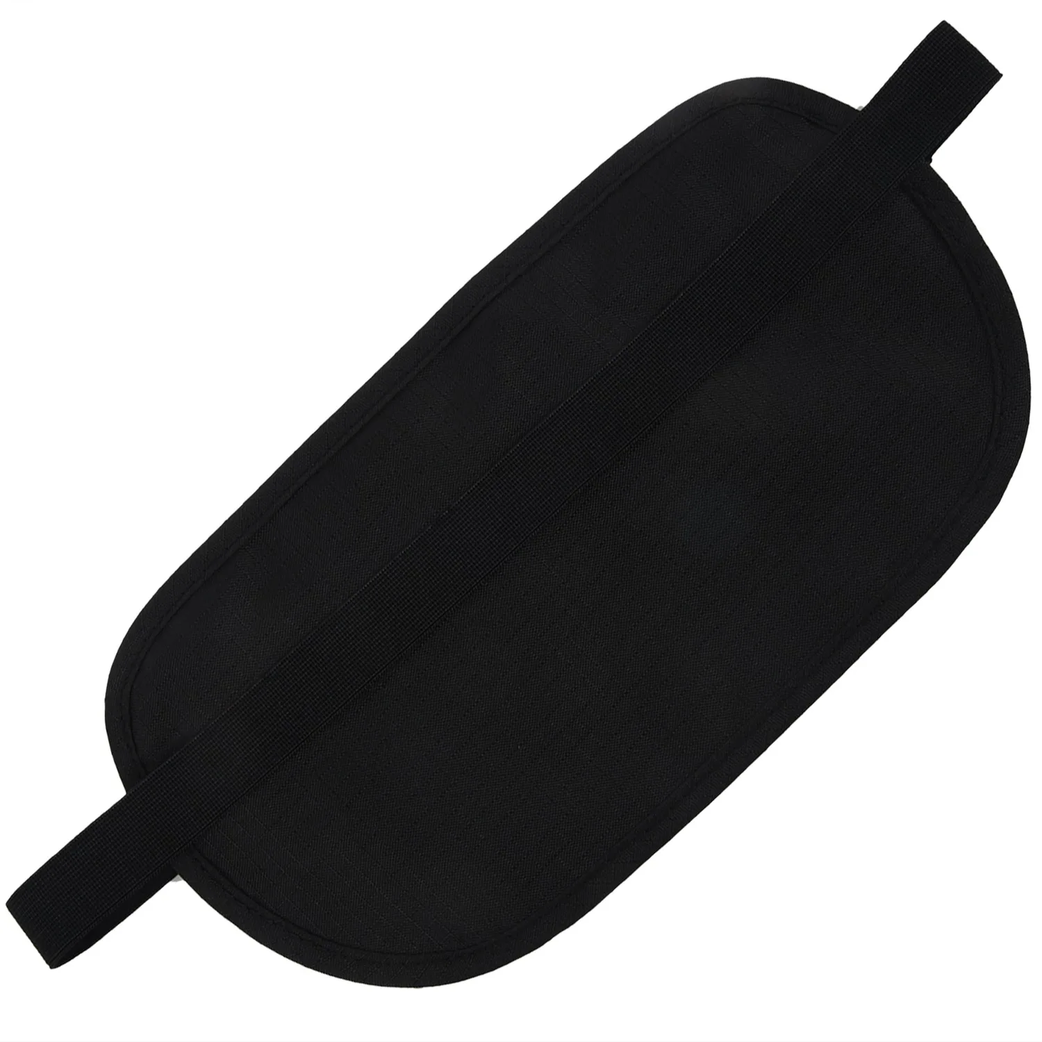 ABQR  Waist Pouch for Passport Money Belt Bag Hidden Security Wallet Black