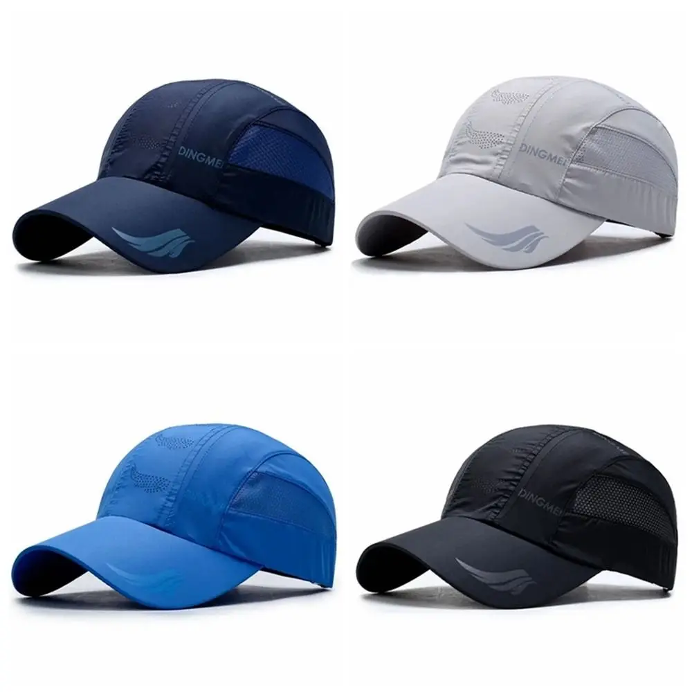 

Running Hiking Quick Dry Baseball Cap Sun Protection Lightweight Sports Cap Adjustable Breathable Snapback Hat Men Women