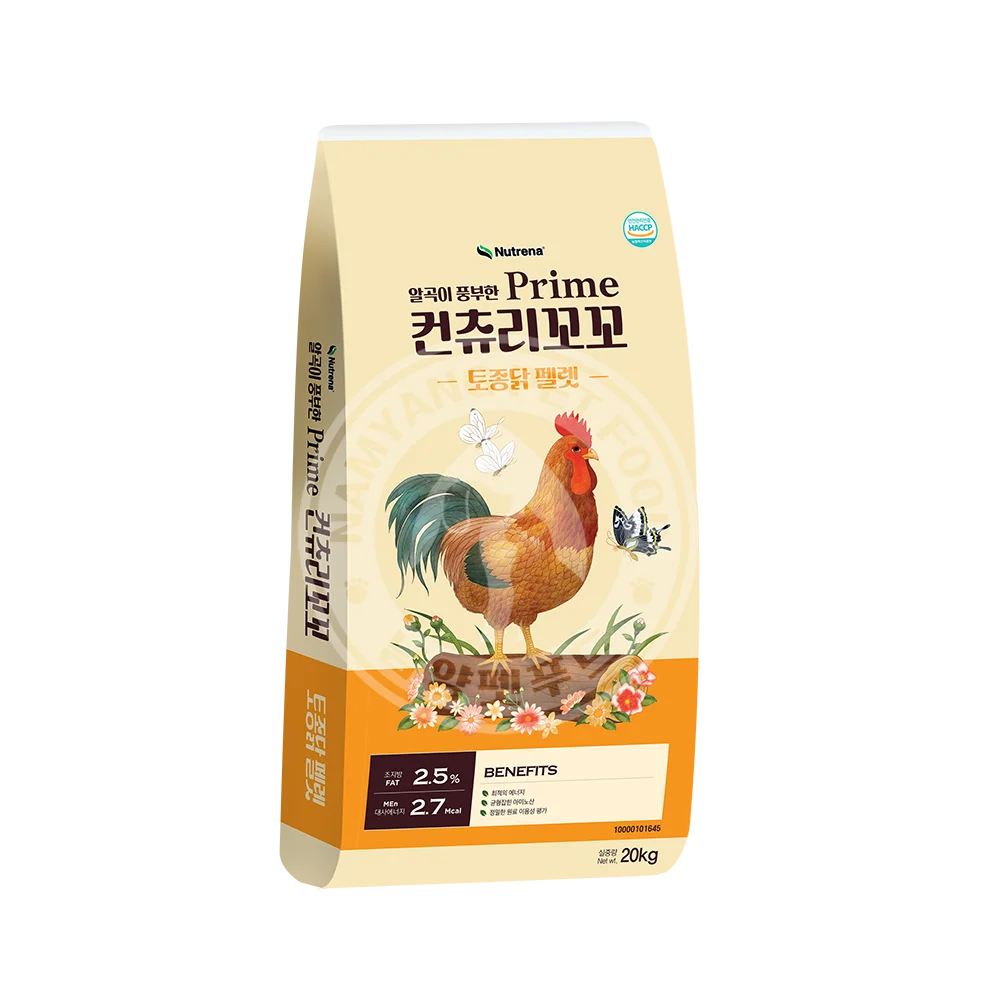 Conuri Cail Pollo nativo de alto aroma 20 kg Pared de pollo Pellet de Pared de pollo