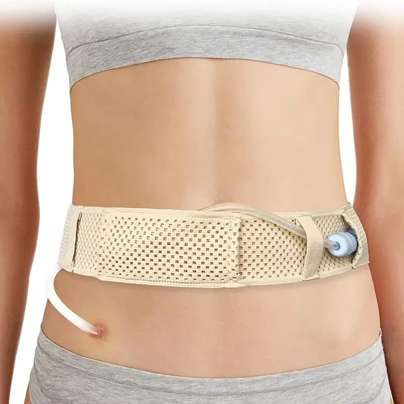 Peritoneal Dialysis Waist Belt Catheter Protector Adjustable Abdominal Belt Catheter Fixation Device Back Support Protector