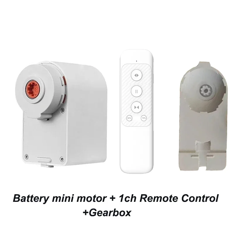 Tuya Zigbee Smart Mini Curtain Motor Battery 6400 mAh & Electric Curtains Track Rail RF Remote Alexa Yandex Alice Voice Contorl view 6