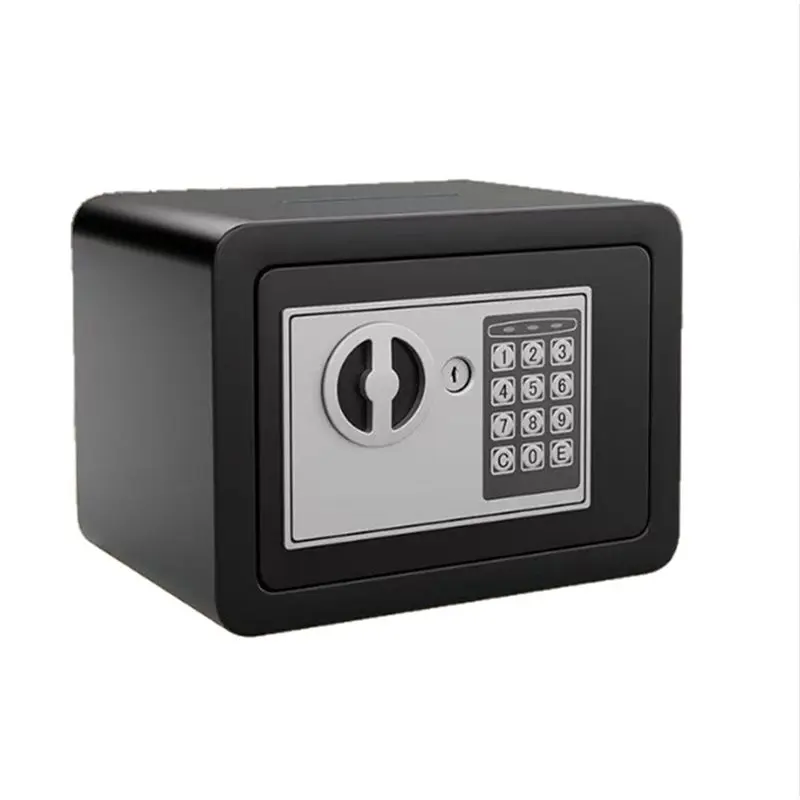 

A92Z Mini Safe Ireproof Safe With Fireproof Money Bag Sensor Light Digital Keypad Home Safe Adjustable Shelf Security Safe