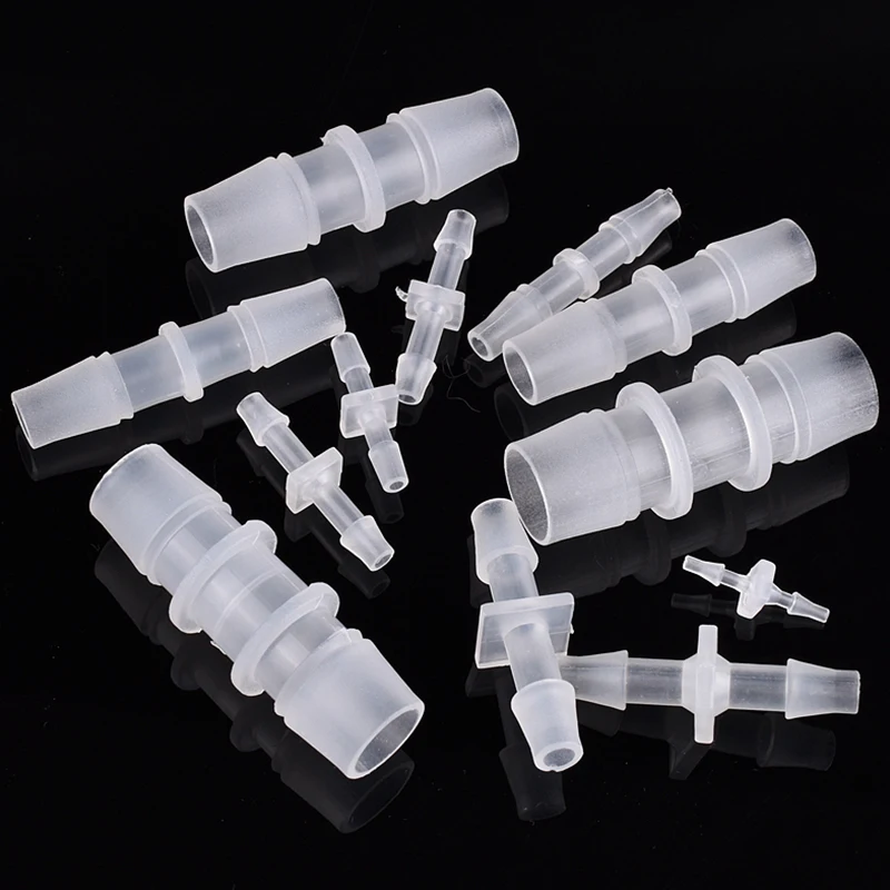 

5~100Pcs 1.6~15.8mm Equal Dia Direct Connector Aquarium Tank Air Pump Aerator Hose Pagoda Joint Irrigation Water Pipe Fittings