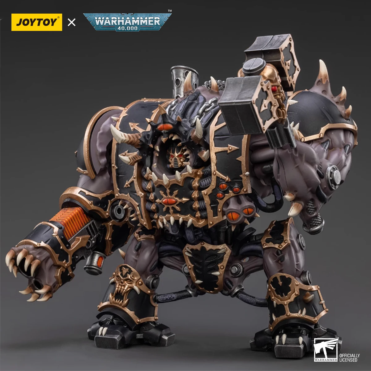 JOYTOY Warhammer 40K 1/18 Action Figure Black Legion Helbrute Joints Movable Figurine Anime Model Statue Toy Gifts