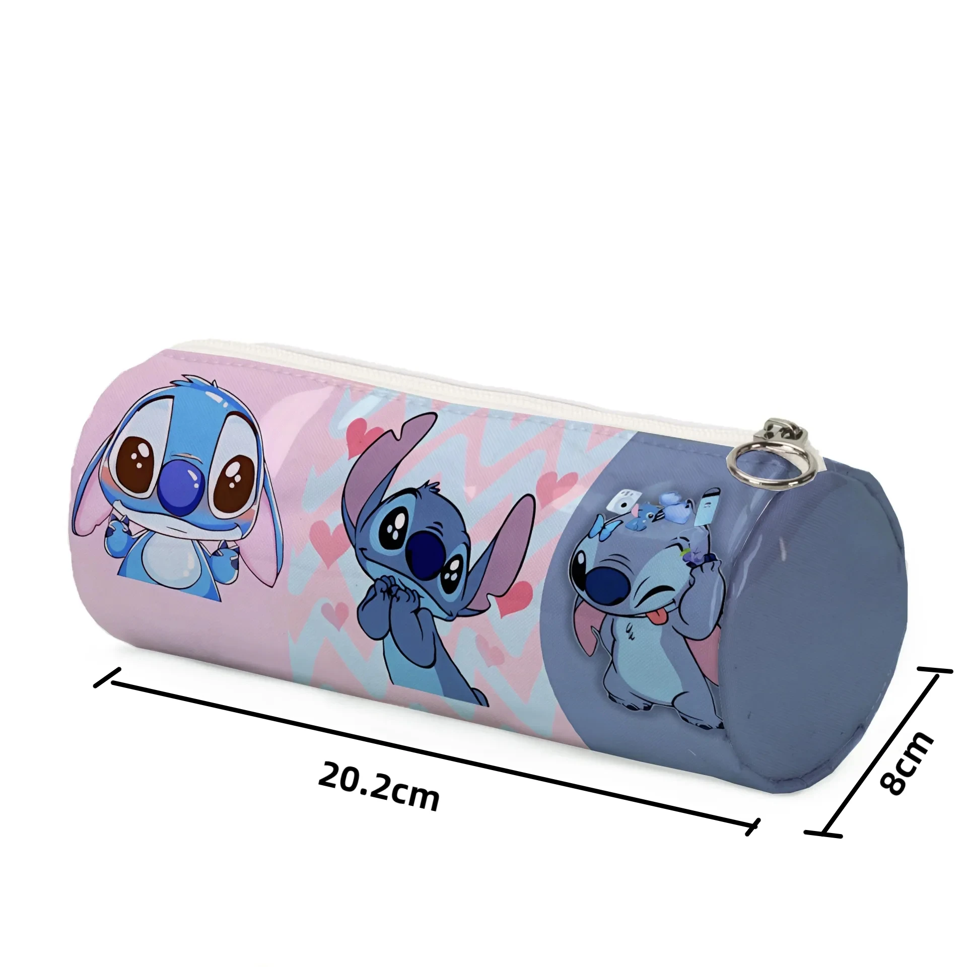 Kawaii ديزني غرزة مقلمة غرزة طباعة القلم حقيبة الكرتون الطلاب حقيبة التخزين القرطاسية لعبة هدية عيد الميلاد