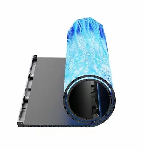 Op maat gemaakte waterdichte LED-schermrol, flexibel binnen- en buitenscherm, scroll-scherm, vloerscherm, GOB-rolvloer