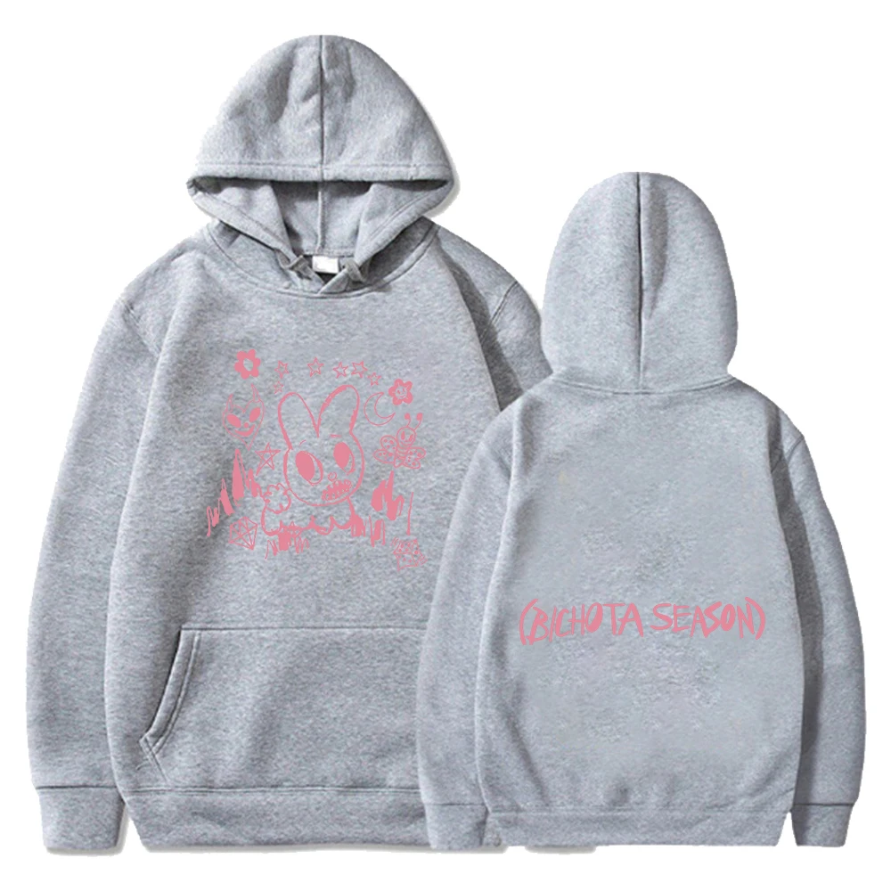 Karol G Bichota Season Bunny Hoodie Manana Sear Bonito Tour Hoodies Long Sleeve Men Women Sweatshirt Manana Bonito Clothes