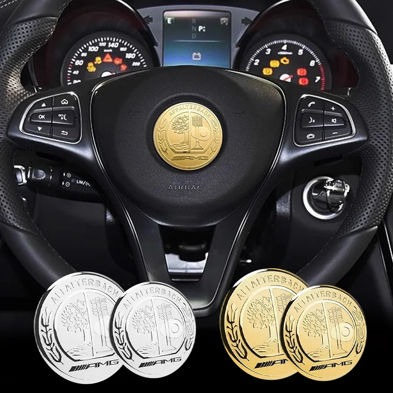 

Горячая новинка 2026 года для Benz, эмблема на руль автомобиля, внутренний значок, декоративные аксессуары для Mercedes Benz W203 W204 W205 W176 W211