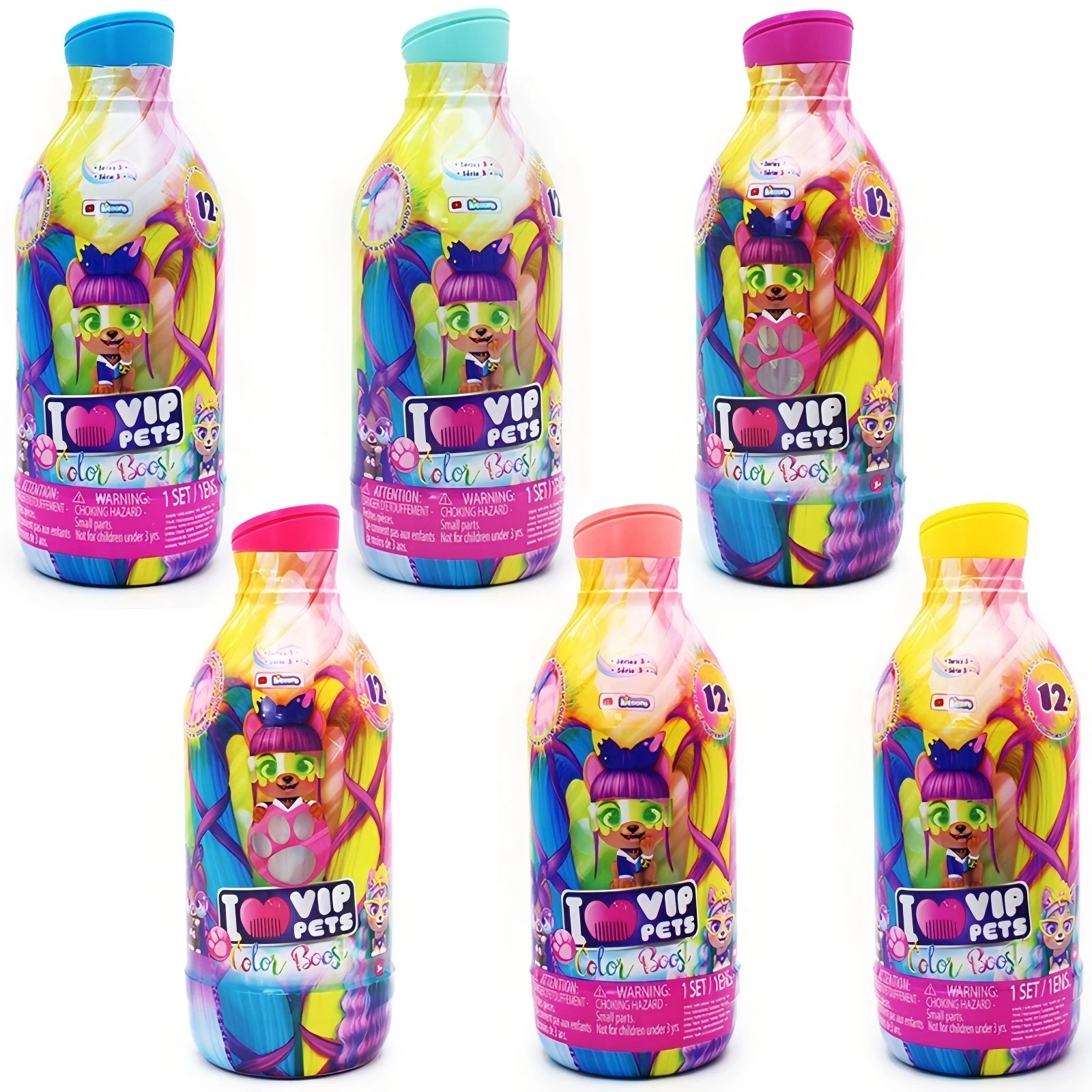 أنا أحب Vip الحيوانات الأليفة مفاجأة الشعر تكشف دمية سلسلة 3 اللون دفعة تصفيف الشعر تجديل كلب مفاجأة لعب الفتيات اللعب منزل اللعب #1