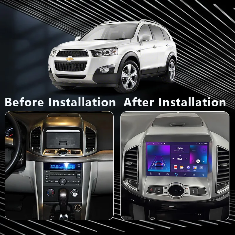 MAMSM Android 13 Car Radio For Chevrolet Captiva 2012 -2017 Bluetooth Multimedia Video Player Navigation Stereo GPS 4G Carplay