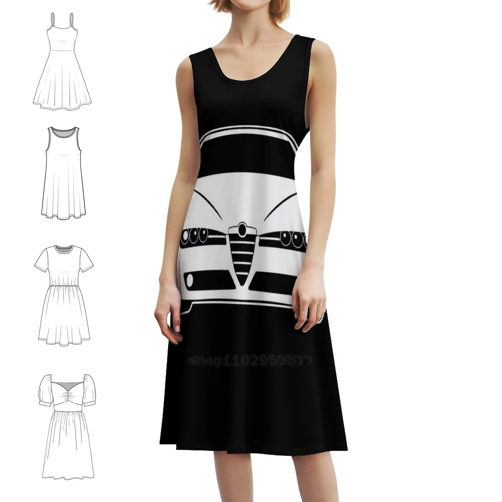 159 002 المرأة الهيب هوب الشارع الشهير فستان الجرافيك طباعة ملابس للنادي الحفلات خمر سباق السيارات سيارات رياضة السيارات ألفا فساتين الحفلات