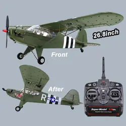 Large 1:16 Brushless Power Remote Control Retro Piston Propeller Fighter 3D Gyroscope Aerobatic Remote Control Aircraft Model 14