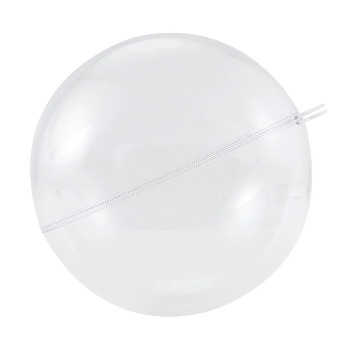 1 قطعة شجرة عيد الميلاد الزفاف زينة معلقة الكرة شفافة مفتوحة البلاستيك واضح زخرفة الاطفال Diy بها بنفسك لوازم الحفلات 20 سنتيمتر GSY