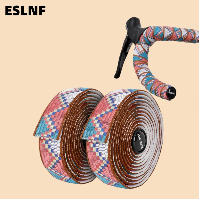 ESLNF高弾性コットンバイクハンドルバーテープ滑り止め衝撃 - Bike Handlebar Tape のレビューと価格