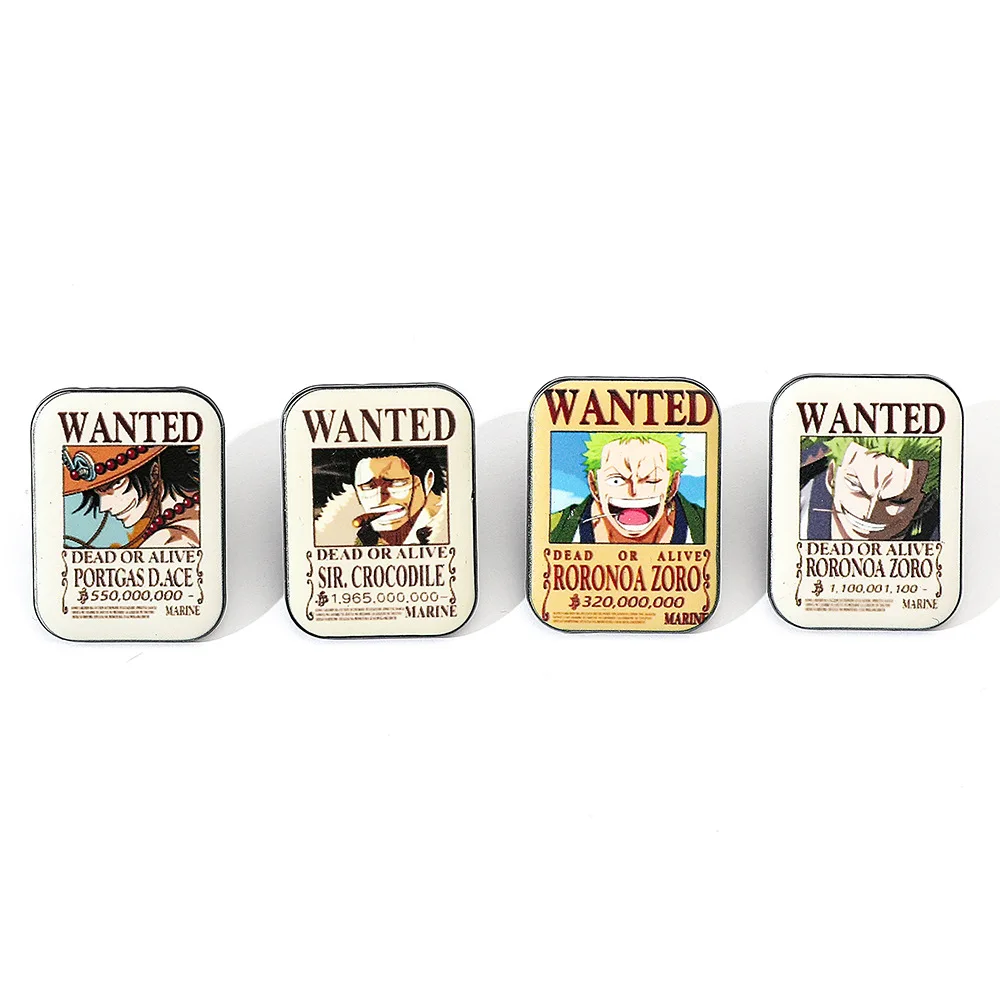 1pcs Fashion Cartoon Anime Brooch Creative Enamel Pin Metal Badge Clothing Backpack Accessories Gift