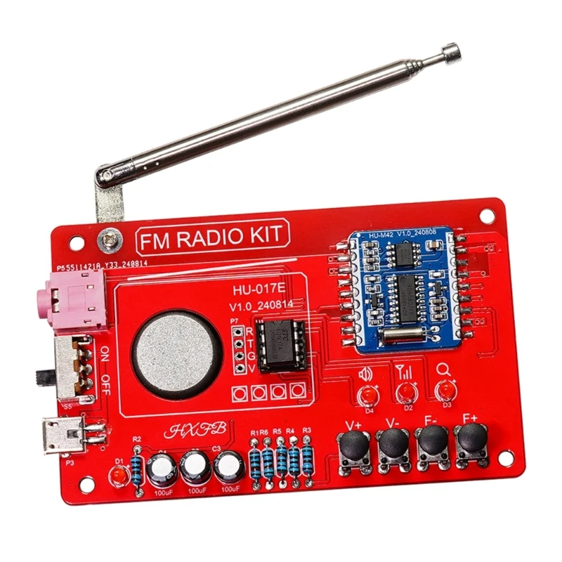 FM Radio Soldering Project RDA5807 Standard Electronics Soldering Exercise