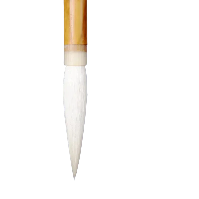 Medium Regular Script Woolen Hair Calligraphy Brush Official Running Script Huzhou Brush Pen Chinese Painting Landscape Brush