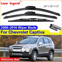 Para Chevrolet Captiva 2006-2018 limpiaparabrisas delantero trasero accesorios 3 uds ventana de parabrisas 2007 2010 2014 2015 2016