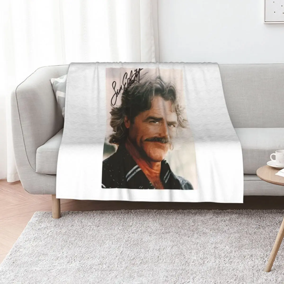 Sam Elliot Actor Received Many National Awards Golden Globe AcademyGift For Fan Throw Blanket Shaggy Luxury Soft Big Blankets