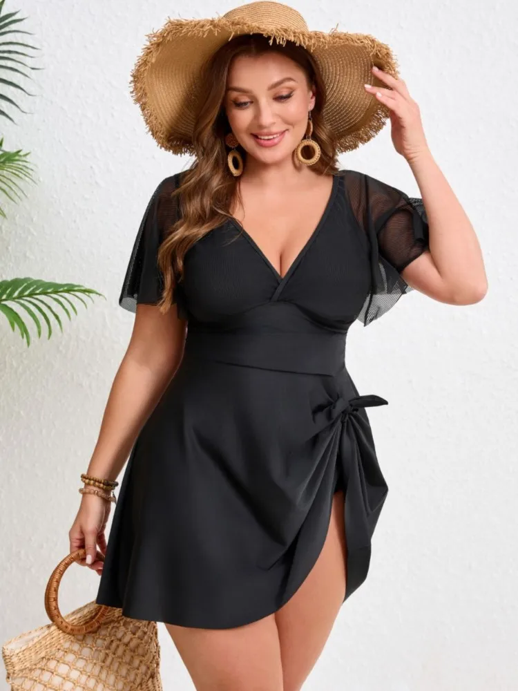 1XL-5XL Plus Size High Waist Bikini Women's Push Up Large Size 3XL 4XL Swimsuit Summer Mujer Tummy Control Swimwear Bikini Sets