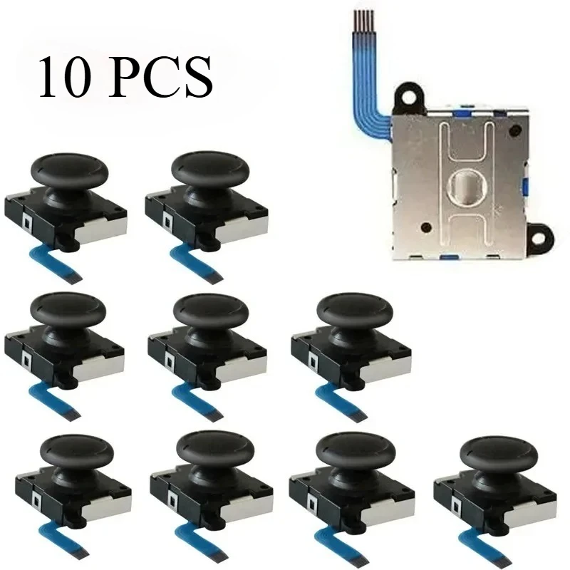 10pcs/set Replacement Analog Joystick ThumbStick Button Module For Nintendo Switch Joy-on Controller Left/Right Analog Joystick