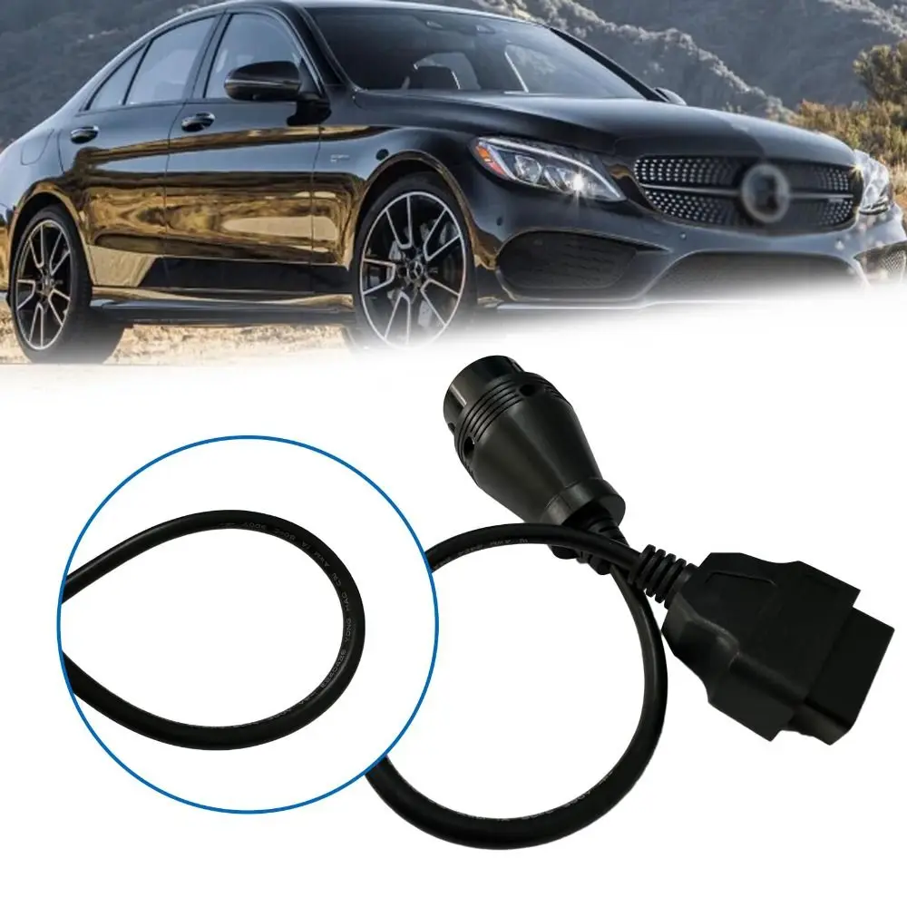 Professional 38Pin To 16Pin OBD Adapter Female Connector OBD Extension Cable Adapter OBD2 OBDII Diagnosis Connector for Benz
