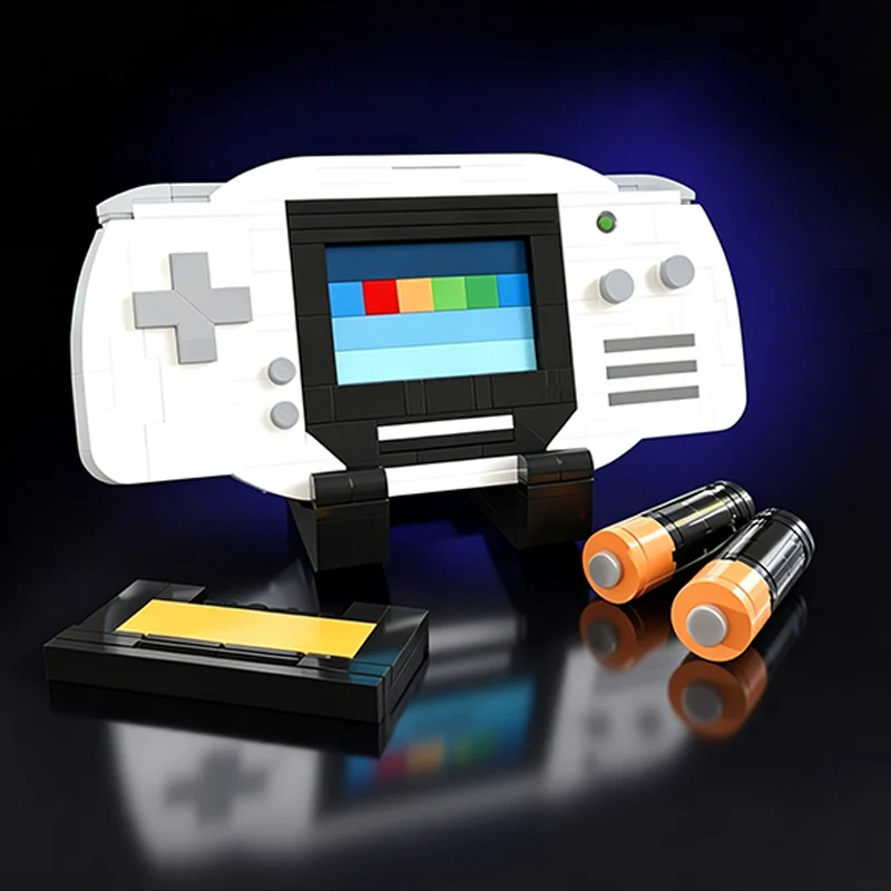 Creative Series Model MOC Building Bricks White Game Console Modular Technology Gifts Holiday Assemble Toys Suit Display