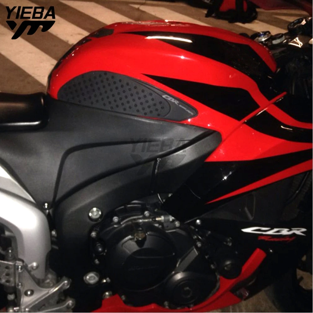 혼다 용 CBR600RR CBR 600 RR 2007 2008 2009 2010 2011 2012 탱크 패드 보호대 스티커 데칼 가스 니 그립 트랙션 패드 사이드