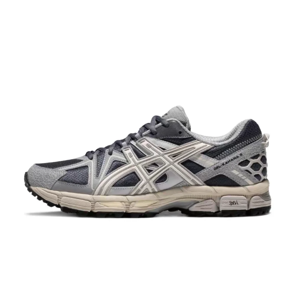 ASICS Gel-Kahana 8 Men's Gray/Black/Brown Low-Top Urban Runners – Stylish Cushioned Durable Sole & Comfortable Fit 1011B109-031