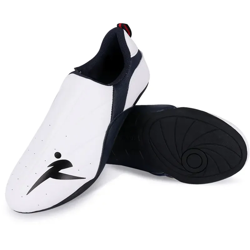 Erwachsene Kinder Verschleißfeste Taekwondo-Trainerschuhe Karate-Turnschuhe Dicke weiche Sohle Atmungsaktive Männer Kampfsport Kung Fu Boxschuh – Detail 14