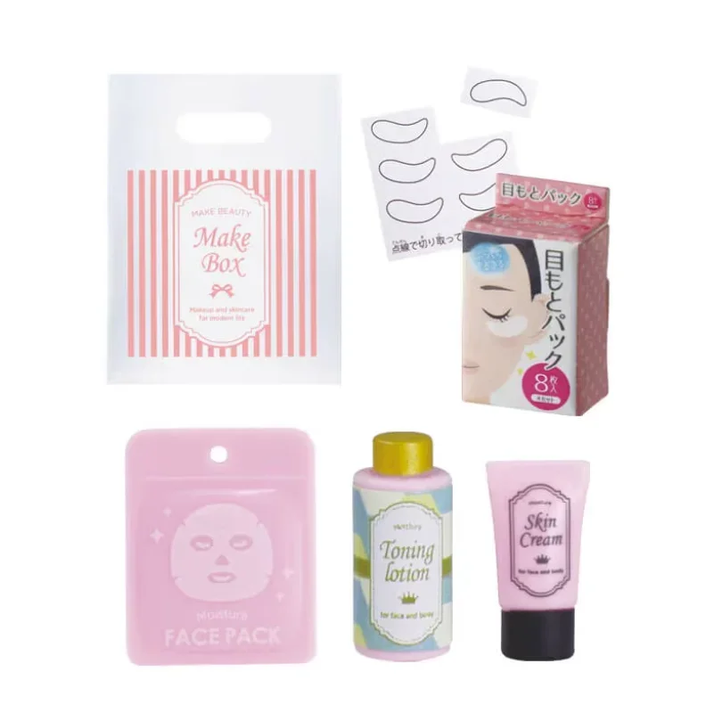 TARLIN Gashapon Figure Anime Kawaii Beauty Cosmetics Box Makeup Case Miniature Gacha Figuirne Cute Capsule Toy Doll accessori