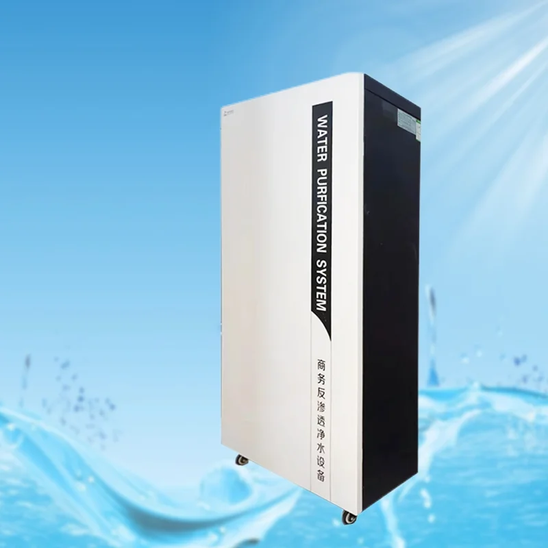 

120L Reverse Osmosis Pure Water Machine for Coffee Tea Shops Direct Drinking Equipment 1-Year Warranty 220v 0.0001 Micron Filter