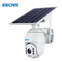 ESCAM QF480 4G Solar IP PTZ Cameras Starlight full color IR vision P2P 4G sim card IR Vision camera Cloud storage camera