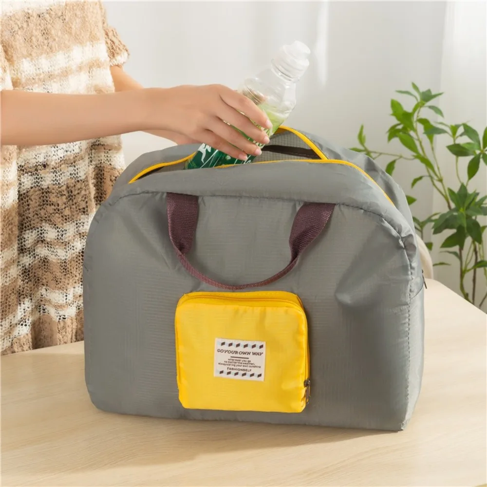 

Foldable Travel Storage Bag Oxford Large Capacity Travel Luggage Bag Clothes Pouch Multifunction Trip Duffel Bag