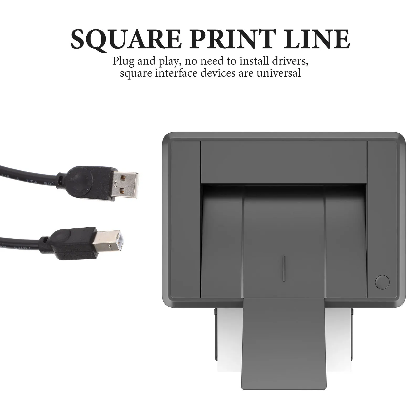 Cable USB Universal para impresora, línea de cobre para impresora, escáner de Fax, máquina multifunción, accesorio de oficina duradero