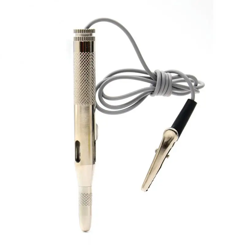 New Car Light Circuit Tester Lamp Voltage DC 6V 12V 24V Copper Test Pen Detector Probe Light System Test Probe Lamp Tools