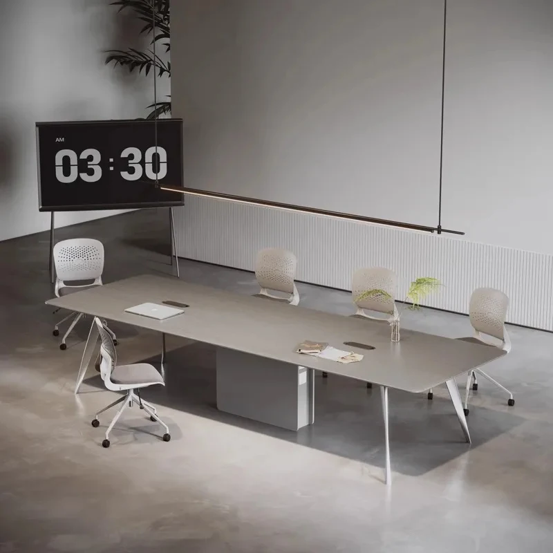 Conference simple modern meeting office rectangular business negotiation E0 environmental protection large small table