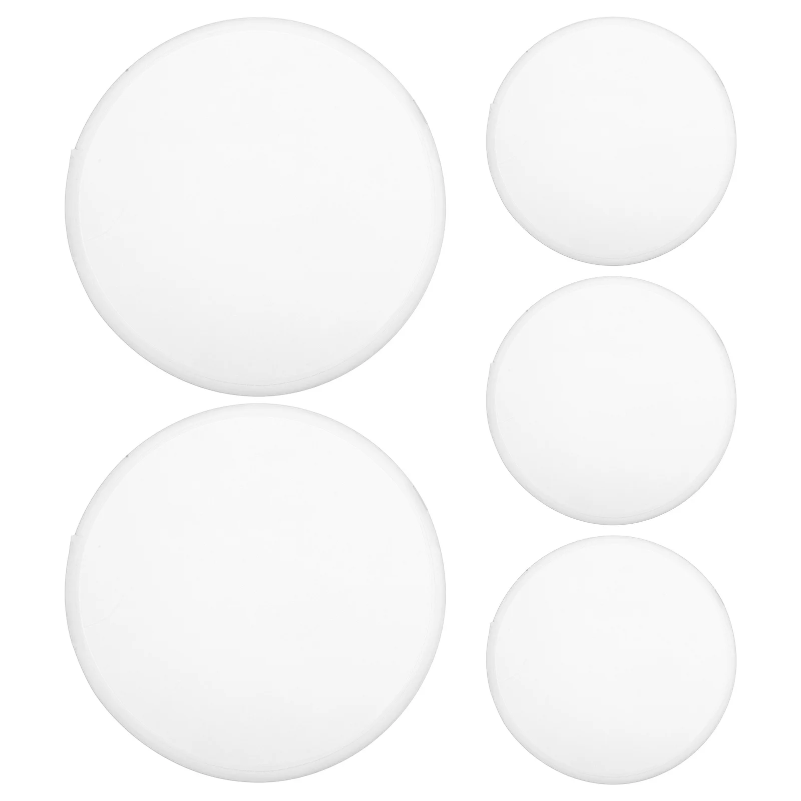 

30pcs Heat Sublimation Flying Disc Fan 9.8 Inch White Polyester Foldable Hand Fan For Diy Craft Supplies Wedding Party Christmas