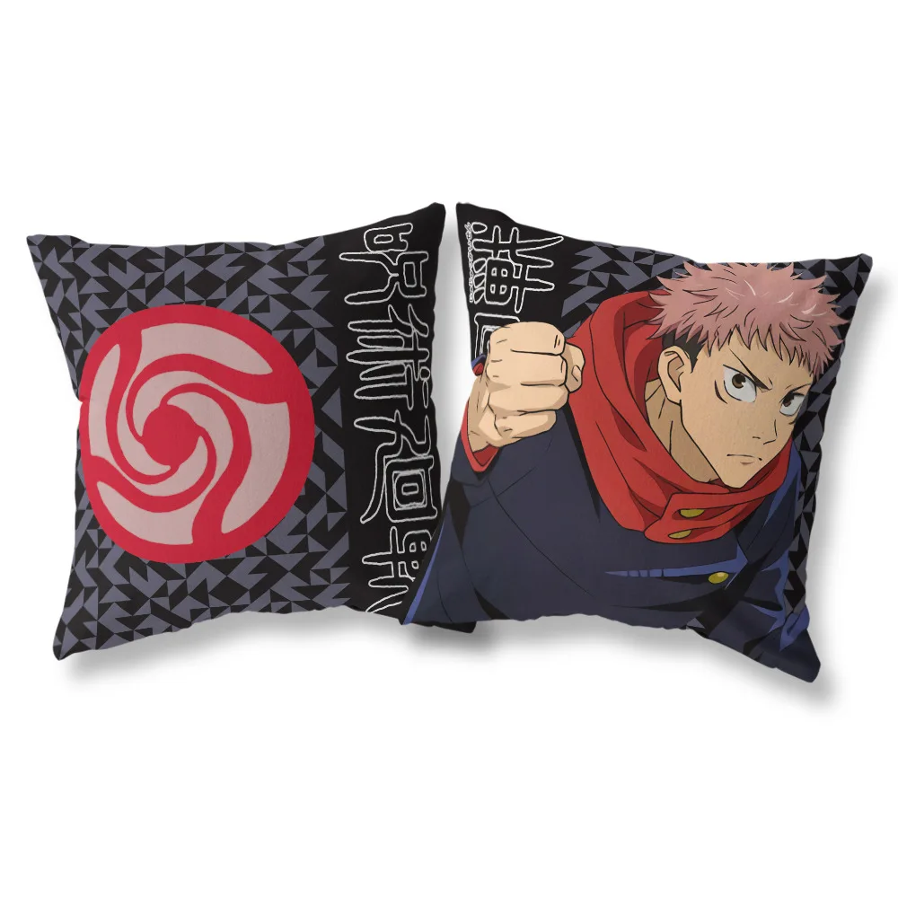 Anime Jujutsu Kaisen Pillow case Gojo Satoru Yuji Itadori Sukuna Pillow Cushion Cover Dakimakura Throw Pillow Case