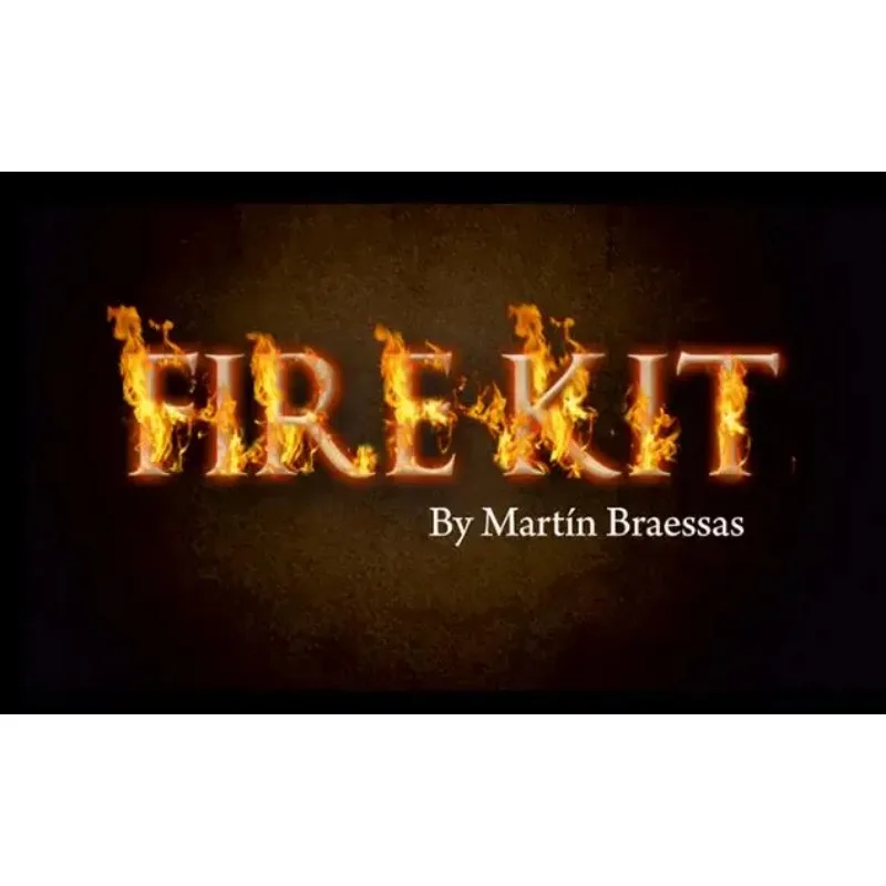 Fire Kit by Martin B (Gimmick+Online instruct) - Magic Trick,Close Up,Stage,Street Magia,Illusion,Mentalism,Super effect