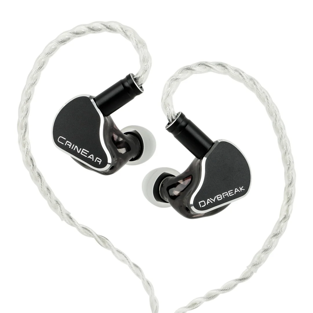 CrinEar Daybreak 1DD+2BA+2MPT (Micro-planar Tweeters) Driver In-Ear Headphones with Fully-Filled Resin Shell Design