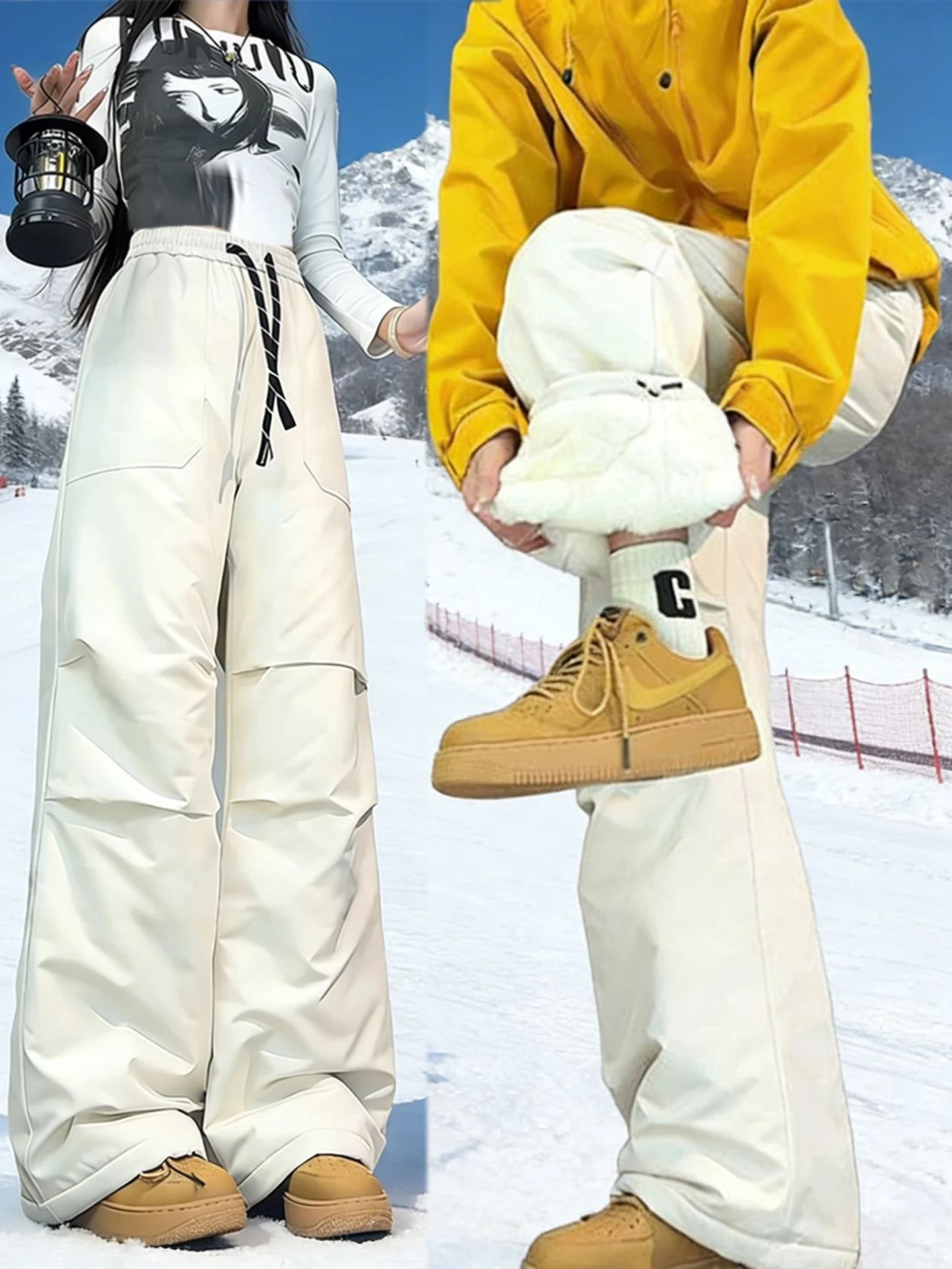 

Зимние утепленные брюки Harbin Northeast для мужчин и женщин: для активного отдыха, катания на лыжах и походов, устойчивые к разрывам, для скоростного спуска