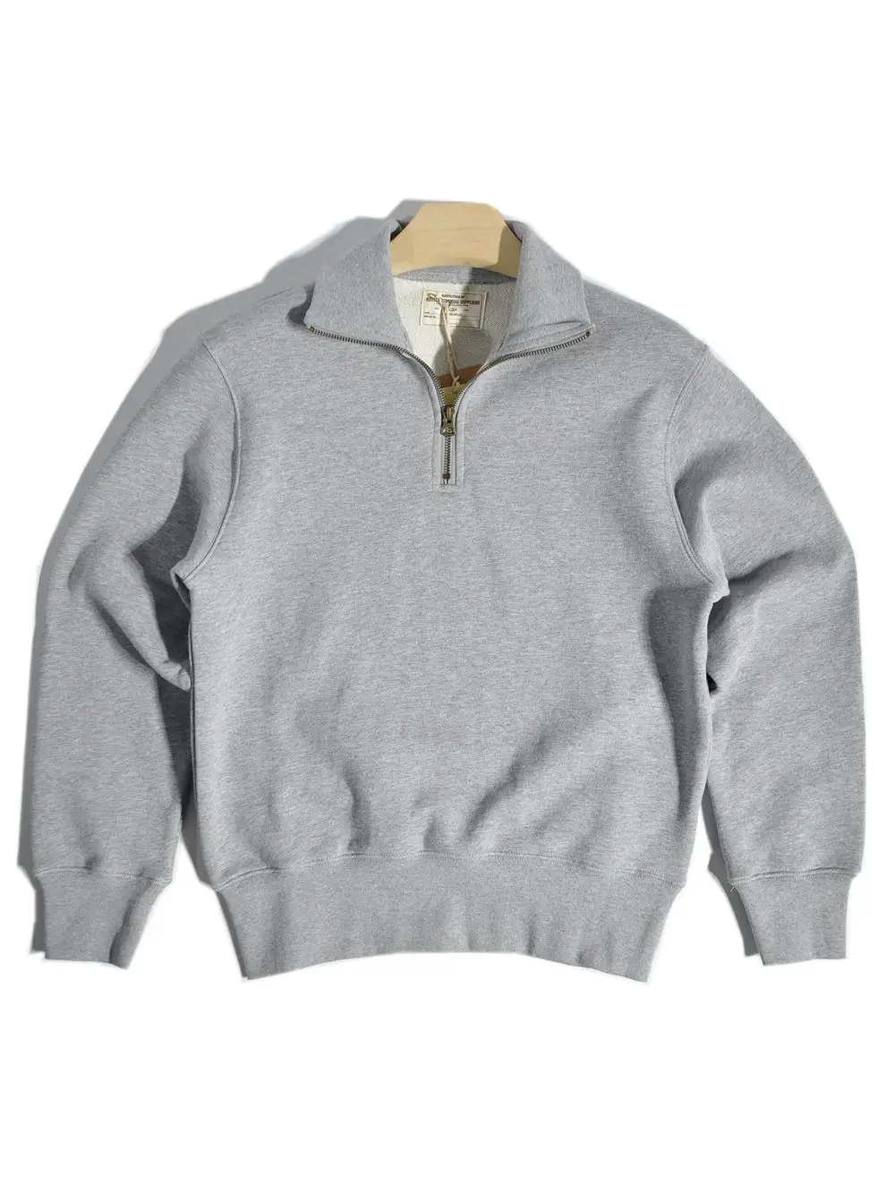 American Retro Knitted Sweatirt Loose Casual Hong Kong Sle Jaet Overhead Coat Men f Zipper Comfortable Autumn Winter